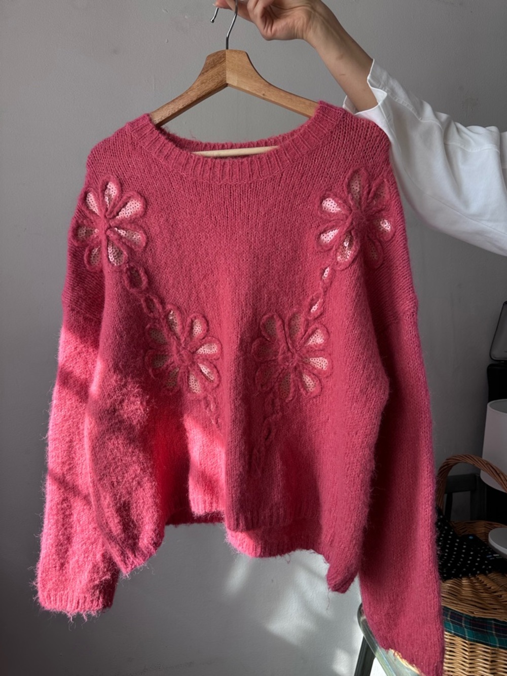 Easy Clothes ♡ brand cutie bright pink S M